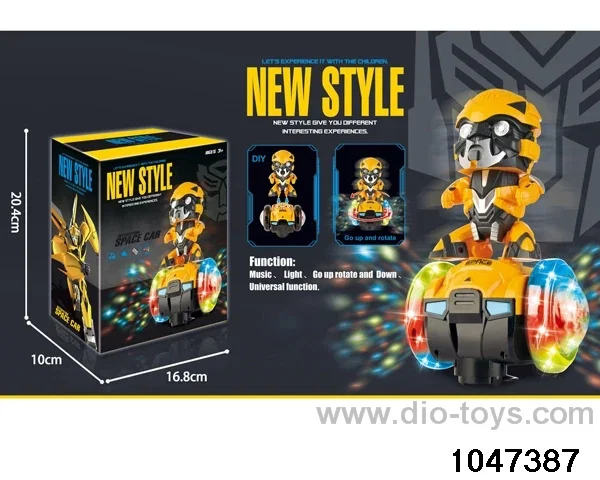 Electric Lighted Musical Car in color box