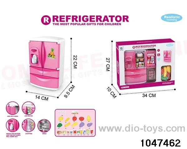 Refrigerator (lights and music) in window box