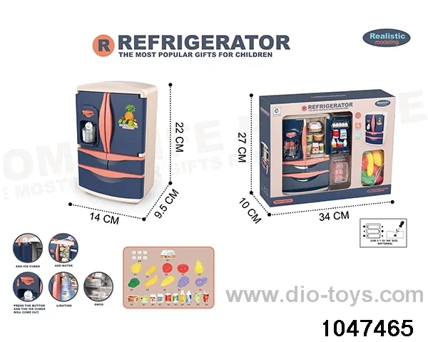 Refrigerator (smoke light music) in window box