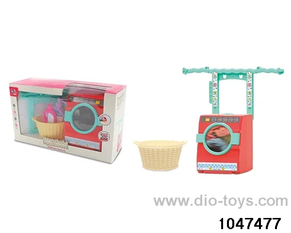 Washing machine set in window box