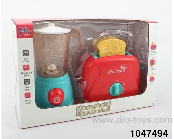 Juicer toaster set in window box