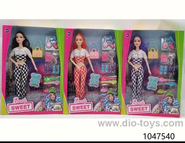 11.5 inch doll set/2 asstd