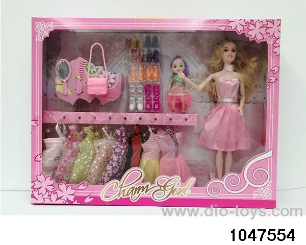11 inch 9 jointed Barbie doll in window box