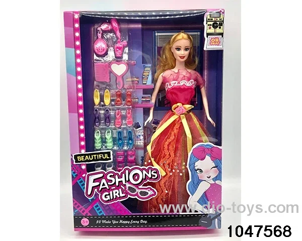 11 inch Barbie doll in window box