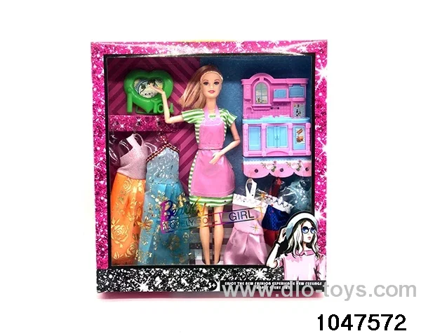11 inch Barbie doll in window box
