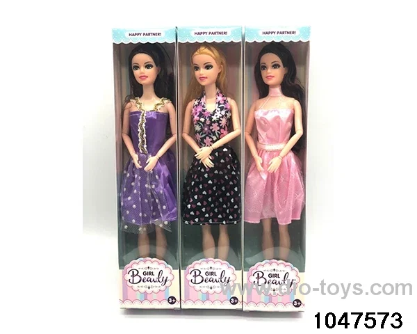 11 inch 9 jointed Barbie doll in window box