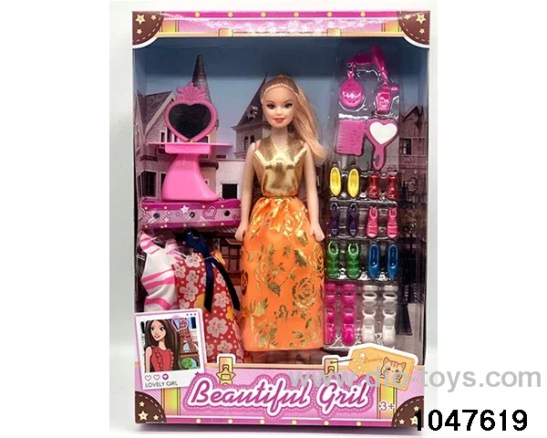 11 inch Barbie doll in window box