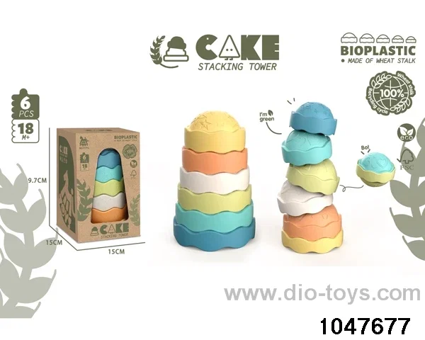 6pcs stacking tower