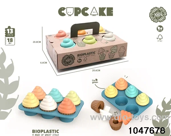 13pcs Cognitive Cake Toys