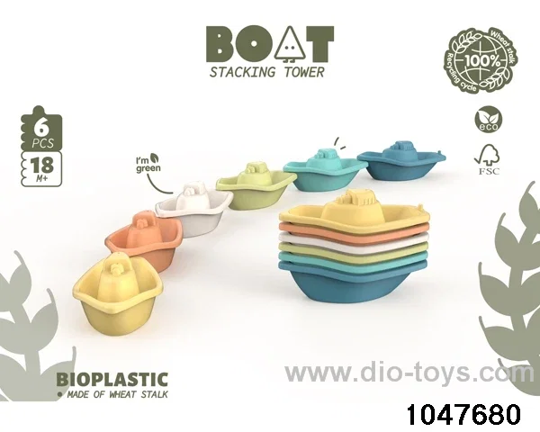 6pcs stacking tower