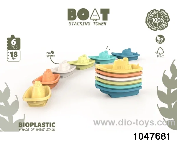 6pcs stacking tower