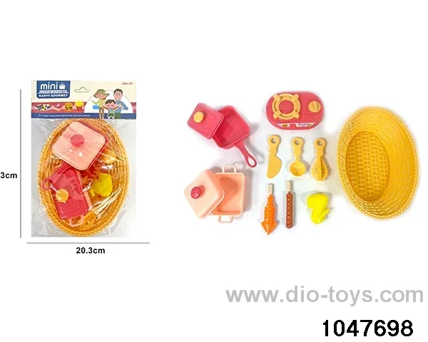 Basket Kitchen Wok Set in PP bag with header