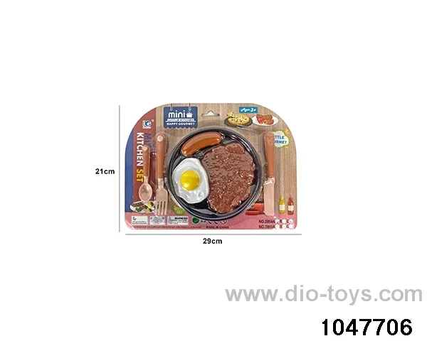 Western-style steak in Blister card