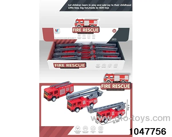 pull back car in display box