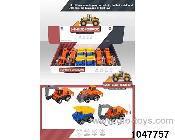 pull back car in display box
