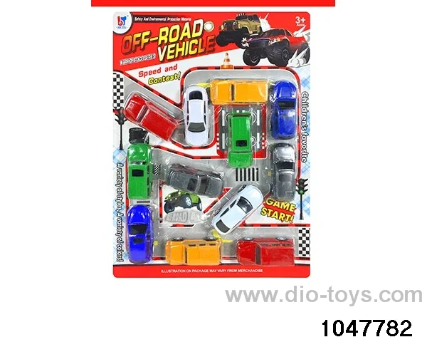 pull back car in Blister card