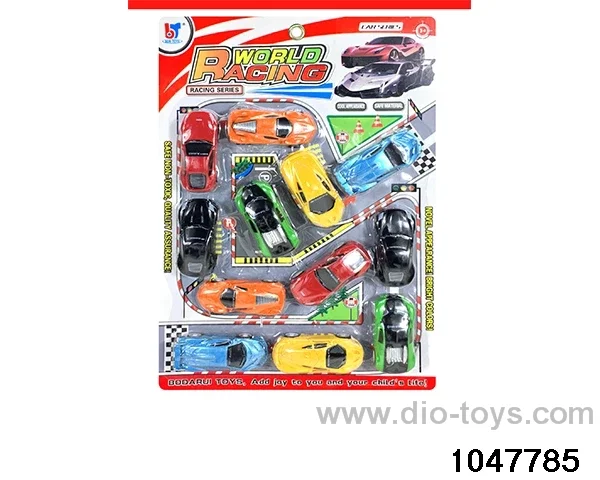 pull back car in Blister card