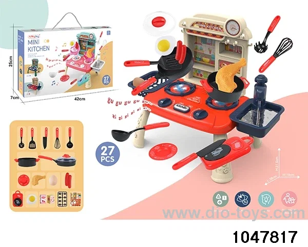 Light and music tableware table in color box