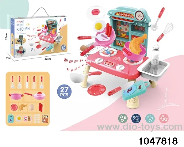 Light and music tableware table in color box