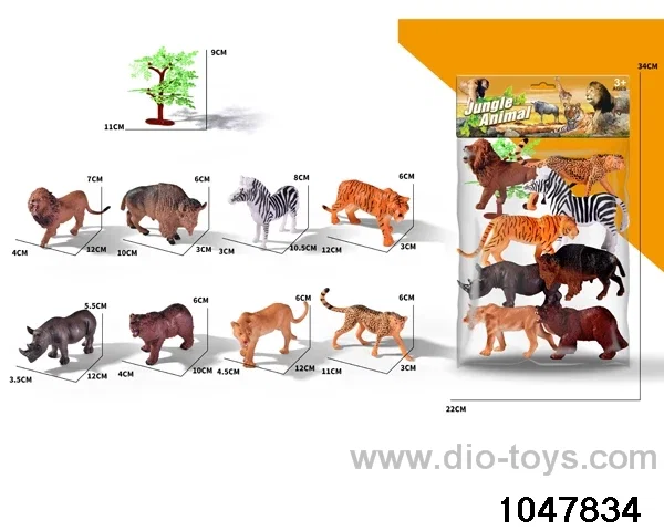 8pcs animal set
