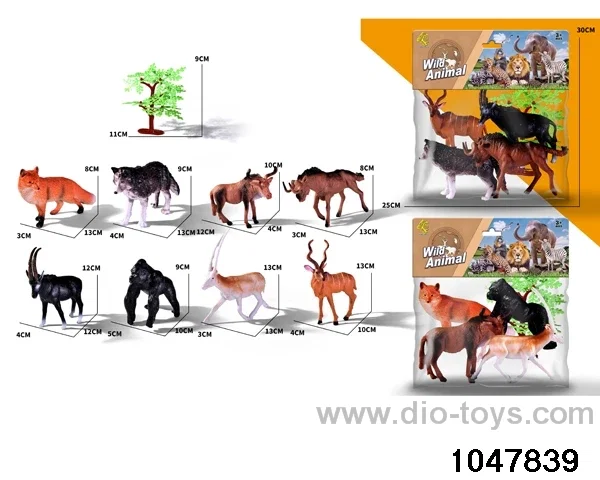 4pcs animal set