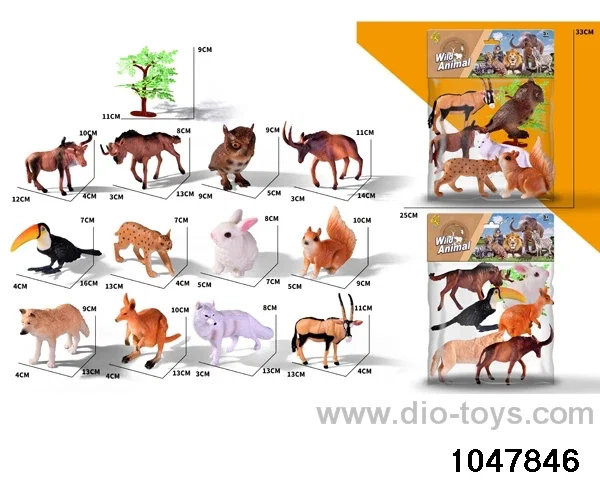 6pcs animal set