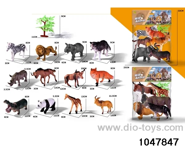 6pcs animal set
