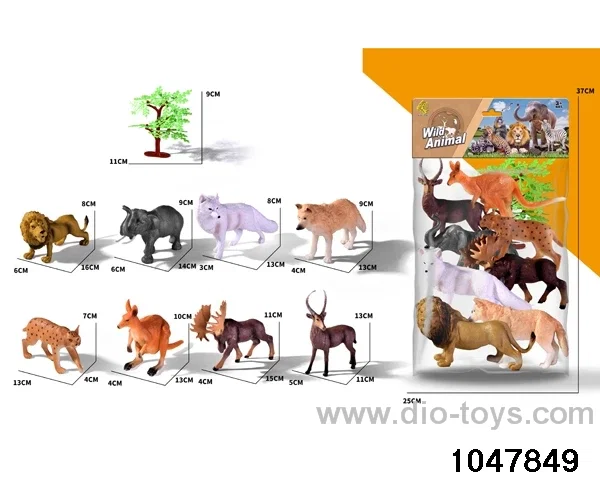 8pcs animal set