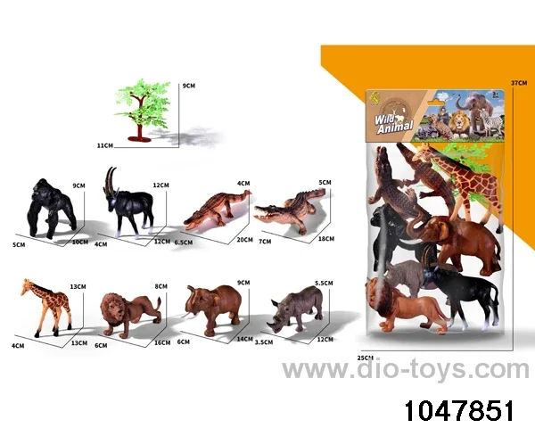 8pcs animal set