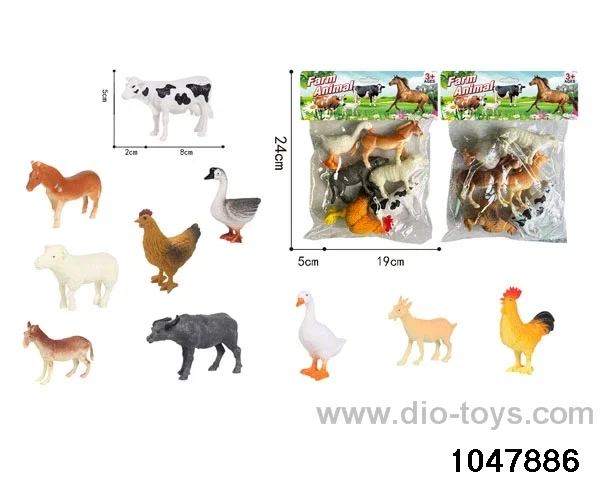 6pcs animal set