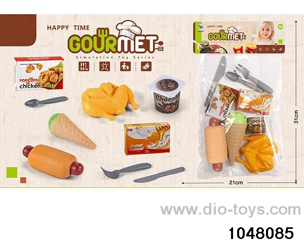 Delicious Burger Combination in PP bag with header