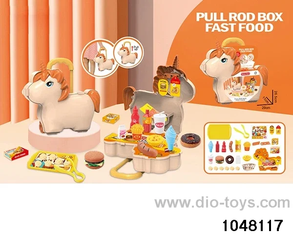 Unicorn Hamburg Fast Food Trolley Case in paper card