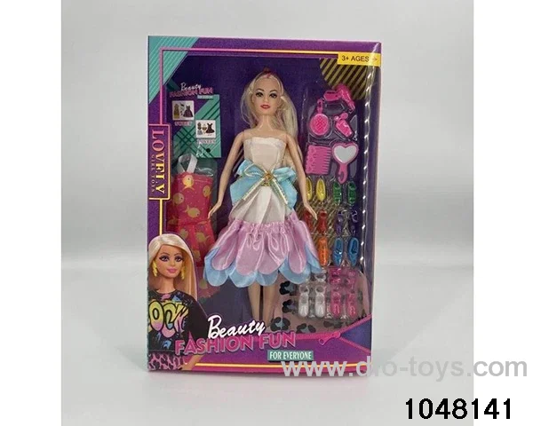 11.5 inch doll set in window box