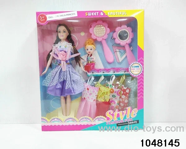 11.5 inch doll set in window box