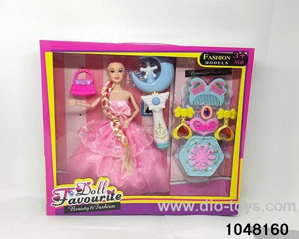 11.5 inch doll set in window box
