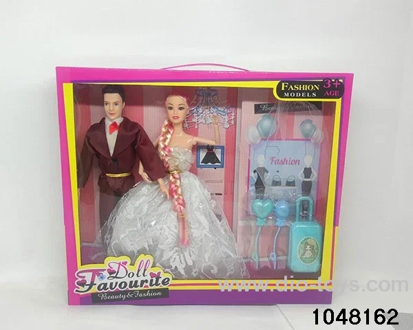 11.5 inch doll set in window box
