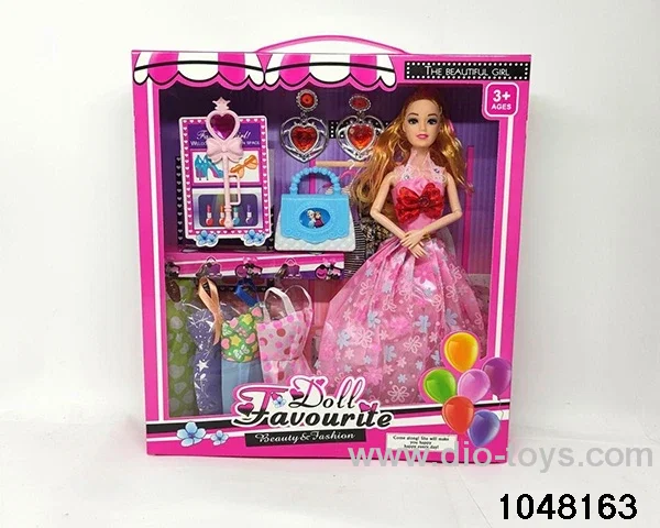11.5 inch doll set in window box