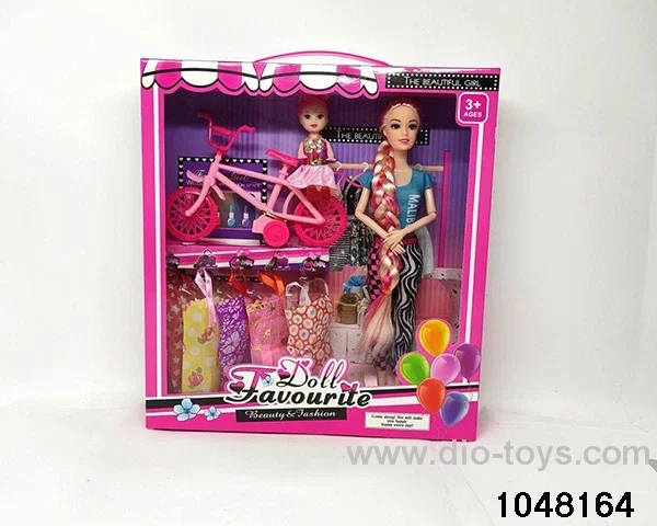 11.5 inch doll set in window box