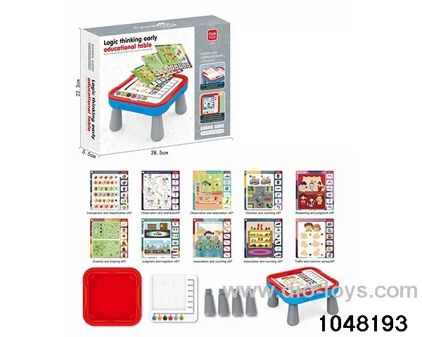 Logical thinking early education table in color box