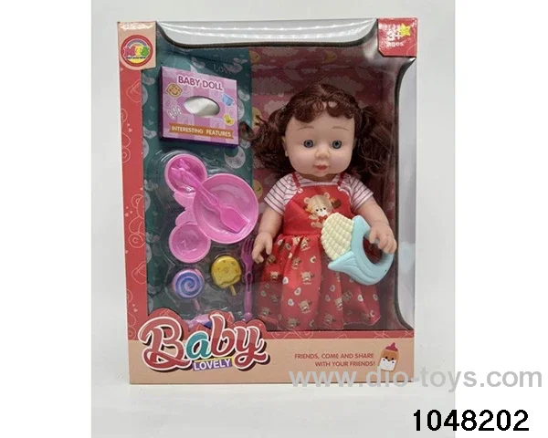 12 inch doll set in window box