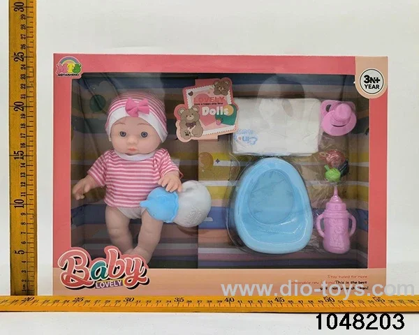 10 inch 23cm doll set in window box