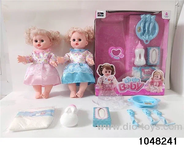 14 inch doll set in window box
