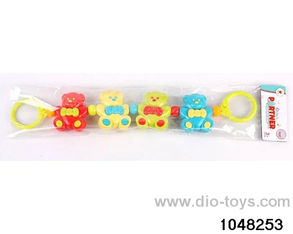 Baby bears with four hands in poly bag header