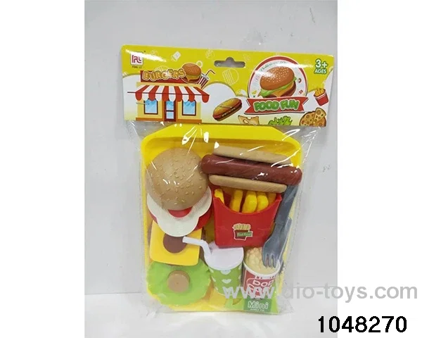 Assembled hamburger 23pcs in PP bag with header