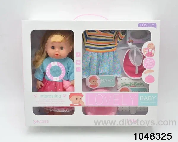 12 inch doll set in window box