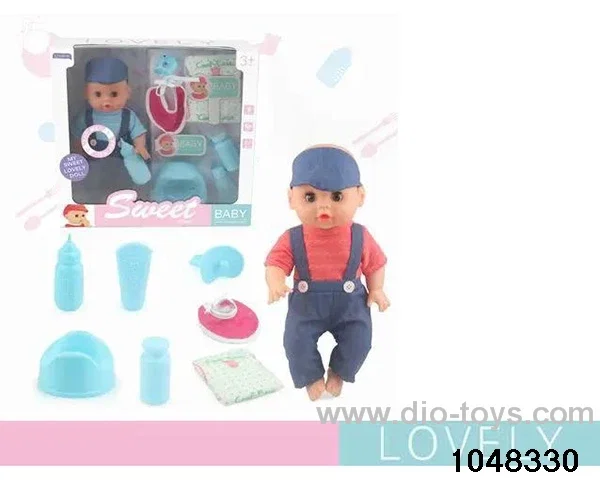 12 inch doll set in window box