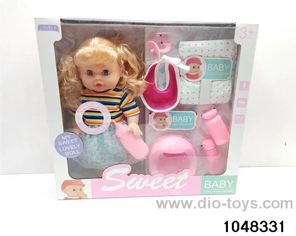 12 inch doll set in window box