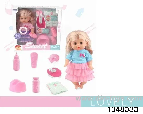 12 inch doll set in window box