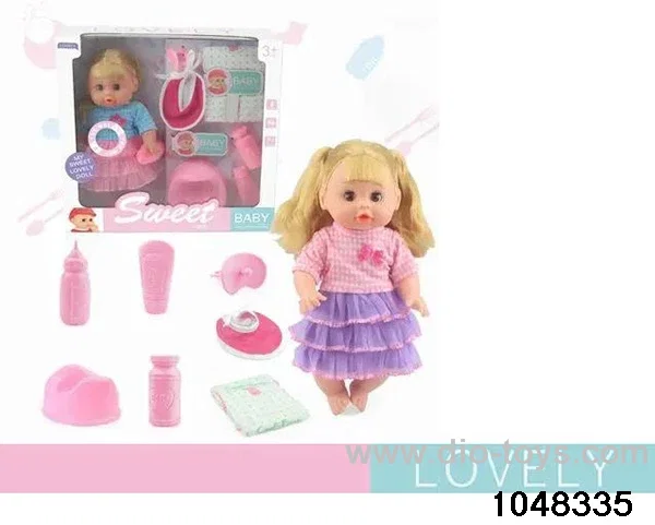 12 inch doll set in window box