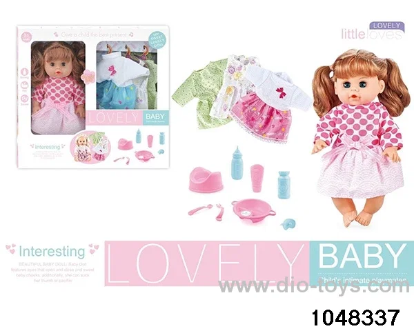 12 inch doll set in window box